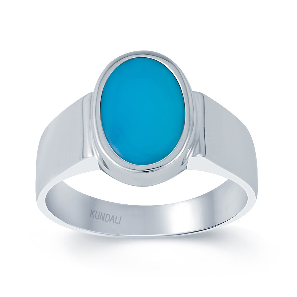 Czar Turquoise (Firoza) silver ring 2