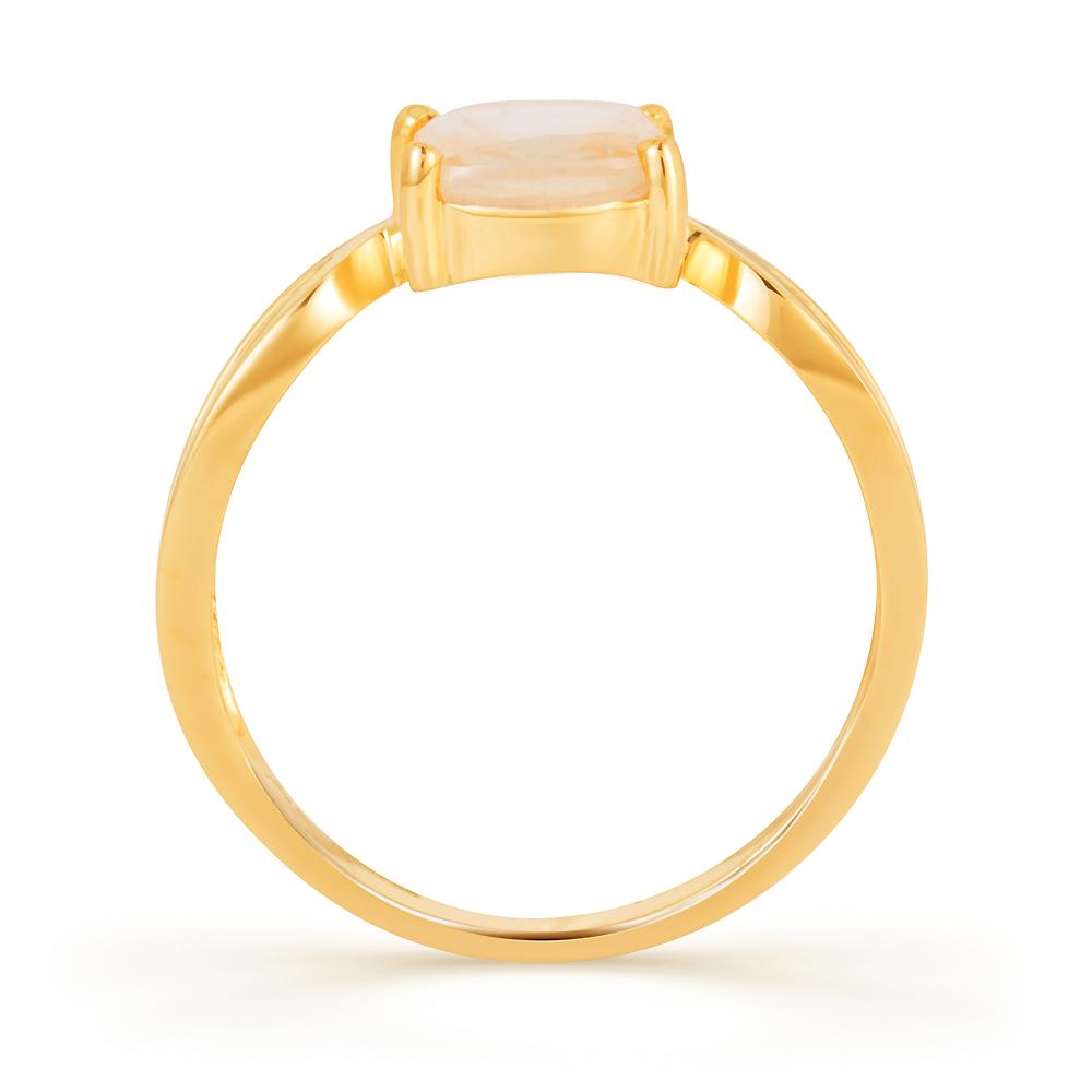 Yellow sapphire (Pukhraj) gold ring 3