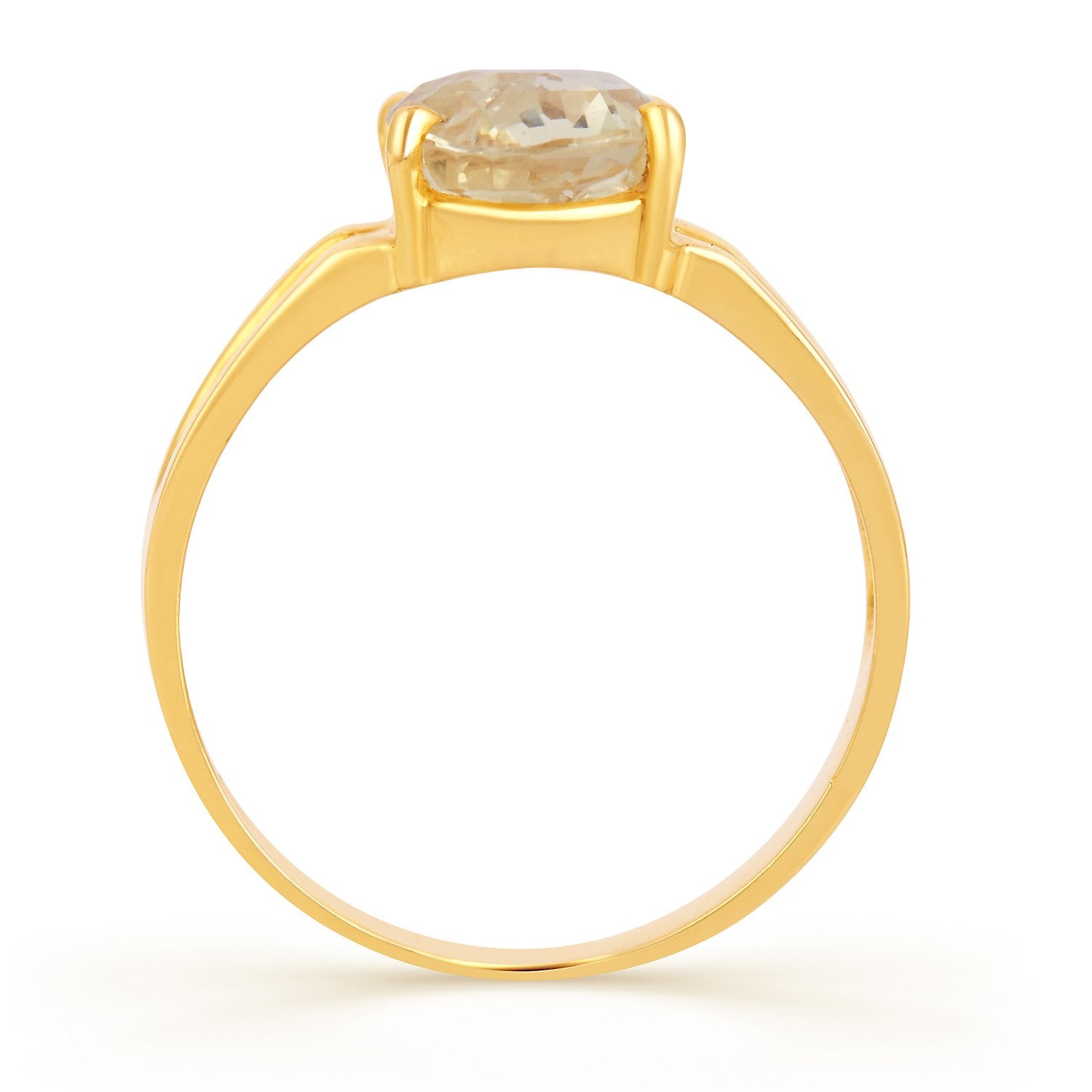 Roman Yellow sapphire (Pukhraj) gold ring 3