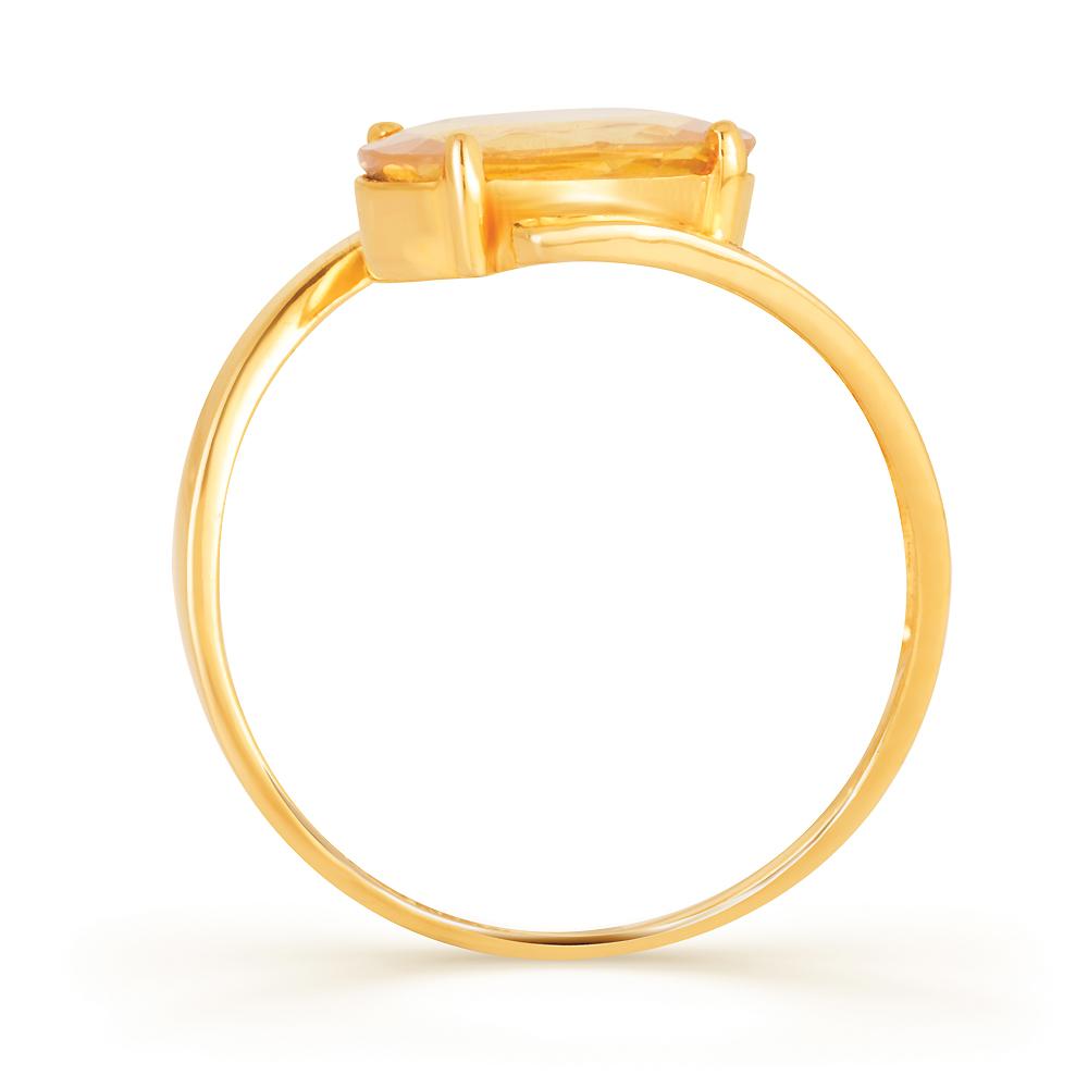 Dreamy Yellow sapphire (Pukhraj) gold ring 3