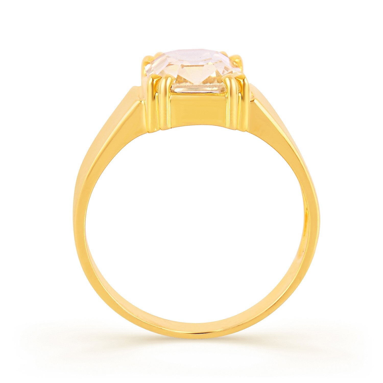 Ayan Yellow sapphire (Pukhraj) gold ring 3