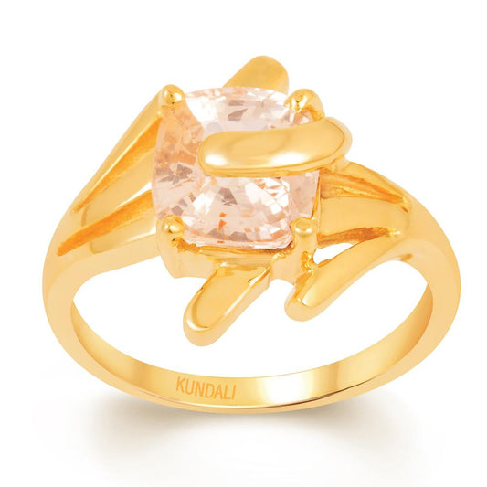 Nora Yellow sapphire (Pukhraj) gold ring 2