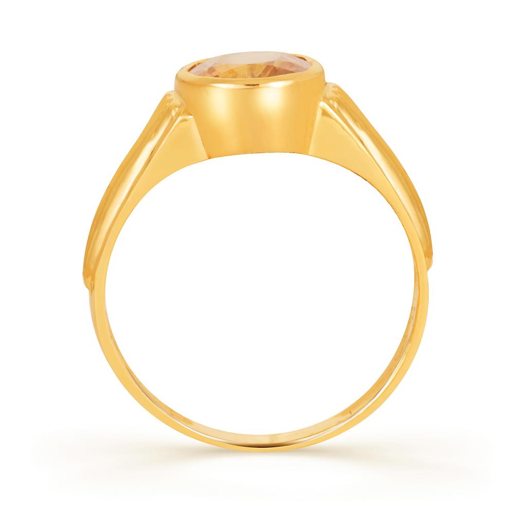 Vintage Yellow sapphire (Pukhraj) gold ring 3